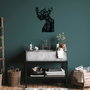 Wallity Tree Woman - Model 318 Escultura de Pared Decorativa en Metal Negro